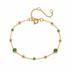 Emerald Whisper Bracelet
