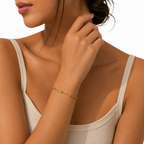 Emerald Whisper Bracelet