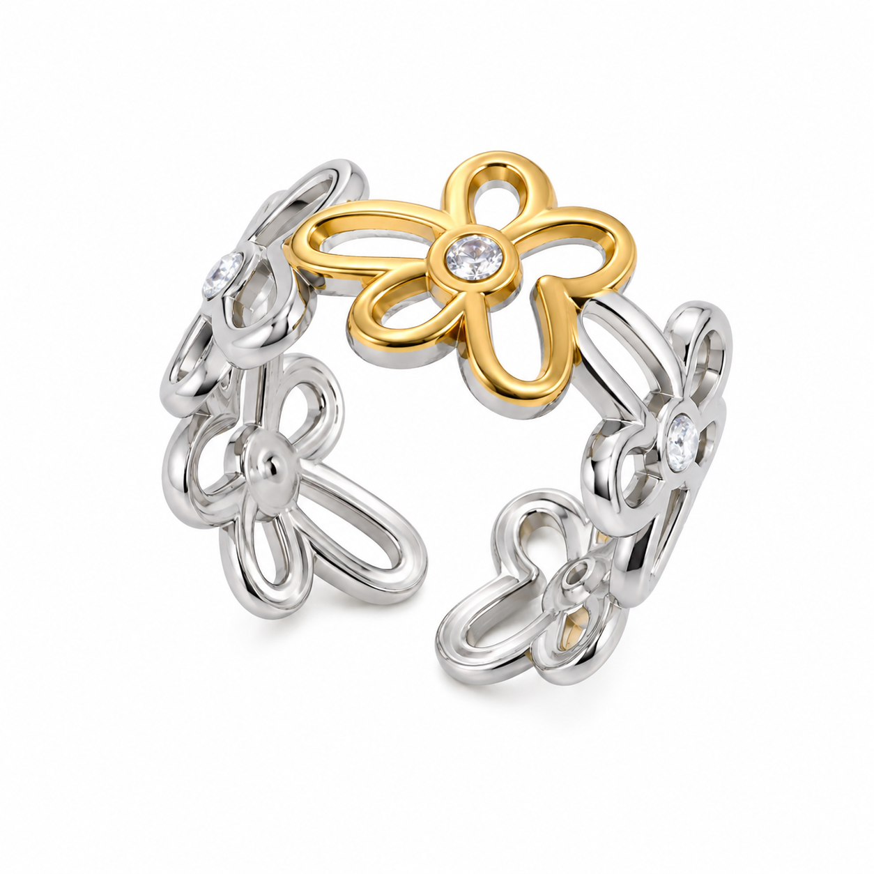 Golden Bloom Ring