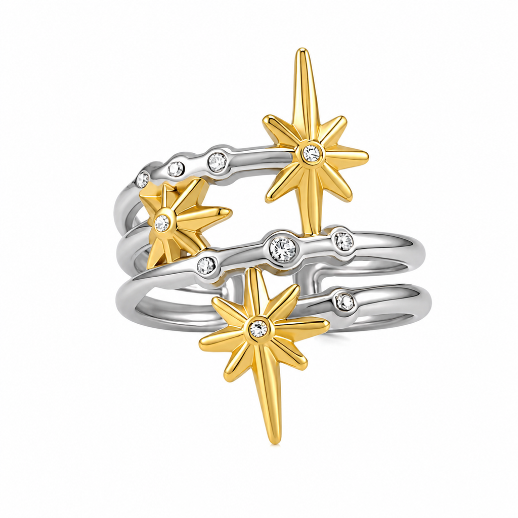 Celestial Starburst Ring