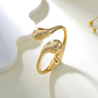 Tear Drop Wide Bangle