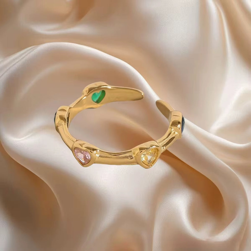 Sweetheart Bamboo Ring (Adjustable)