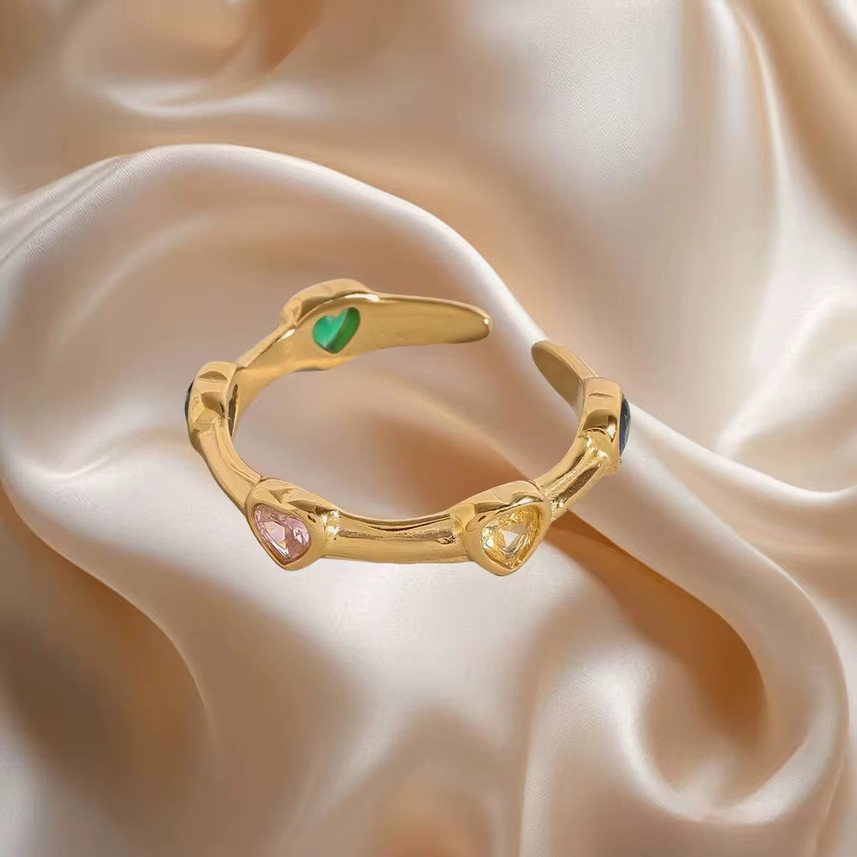 Sweetheart Bamboo Ring (Adjustable)