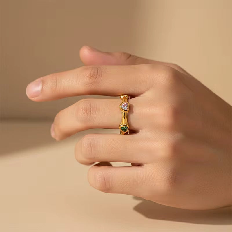 Sweetheart Bamboo Ring (Adjustable)