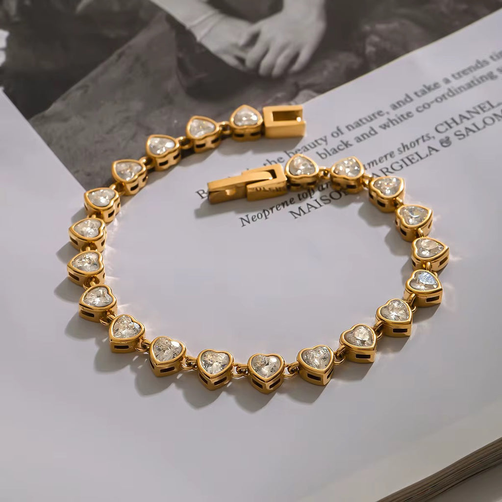 Infinity Gem Tennis Bracelet