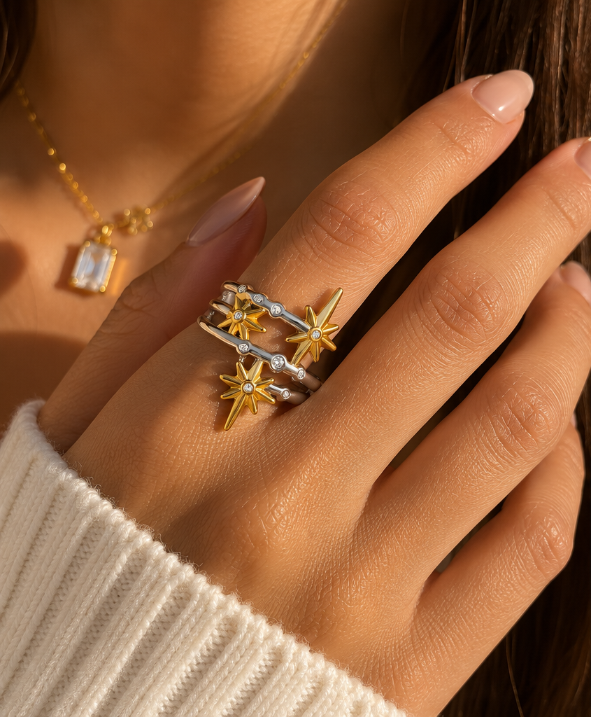 Celestial Starburst Ring